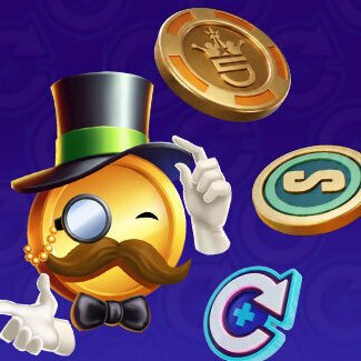 High 5 Casino coin mascot